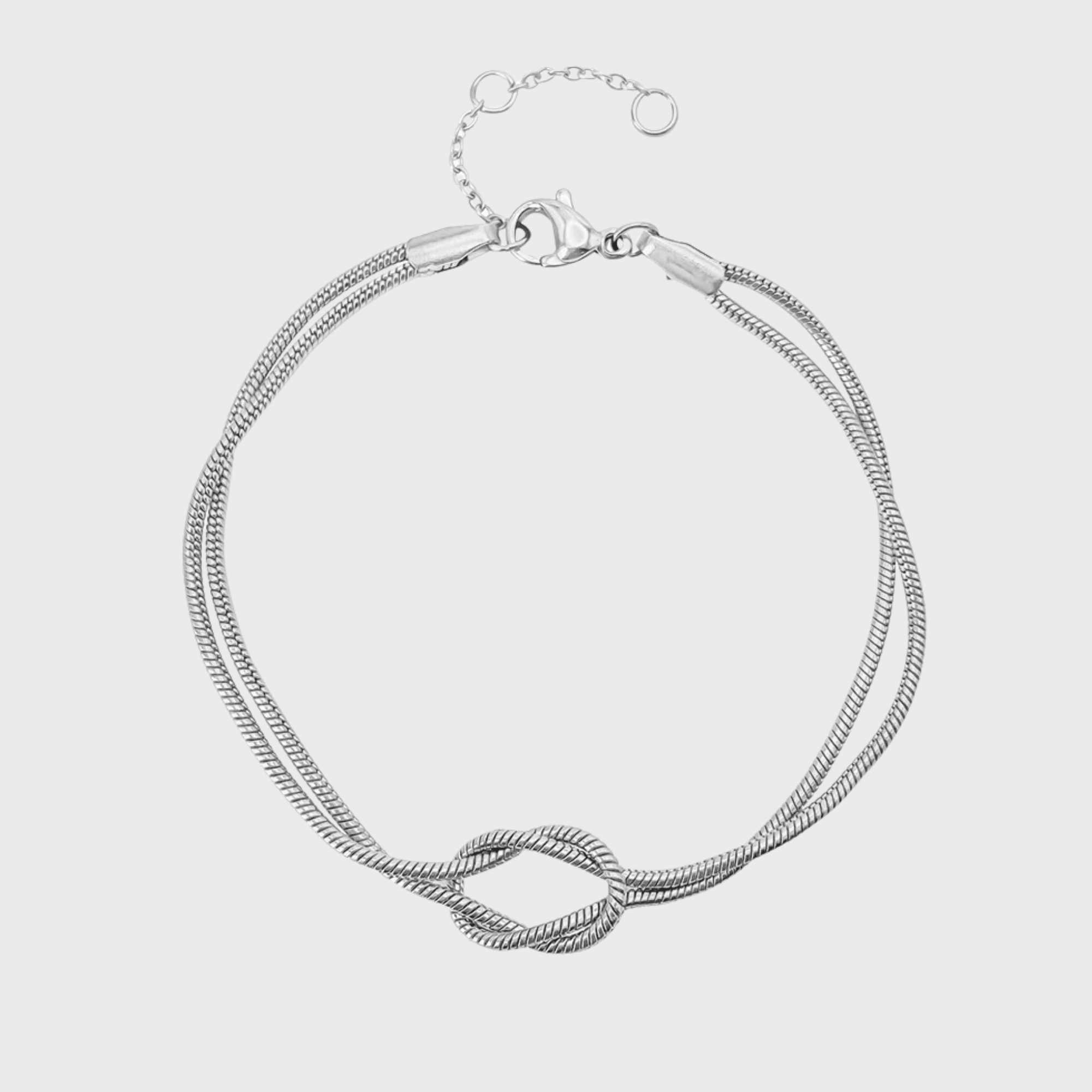 Eternal Knot Bracelet, 14K gold-tone waterproof bracelet that won’t darken. A meaningful gift for mom, partner, best friend, sister, daughter, or someone special.
