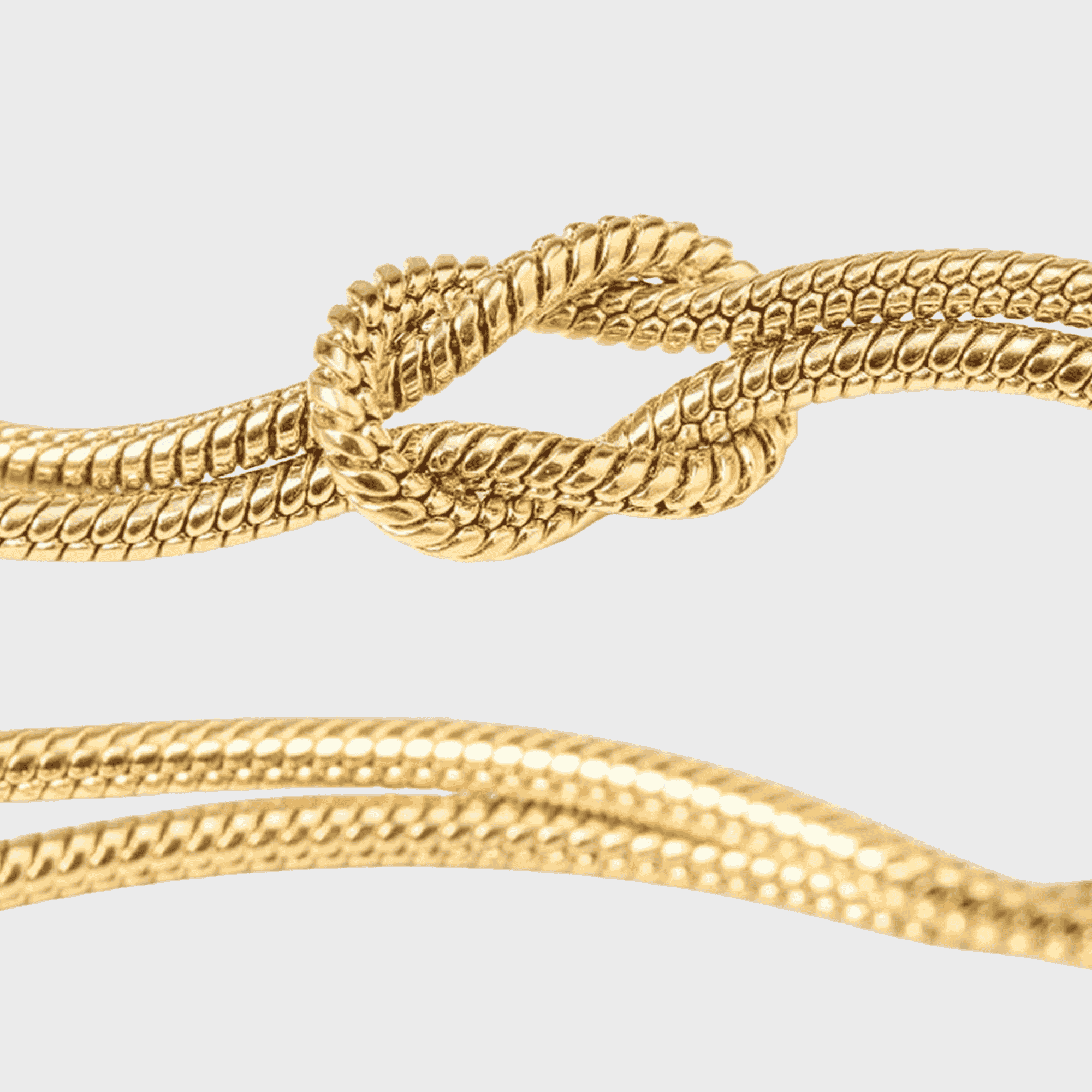 Eternal Knot Bracelet, 14K gold-tone waterproof bracelet that won’t darken. A meaningful gift for mom, partner, best friend, sister, daughter, or someone special.